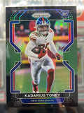 Kadarius Toney 2021 Panini Chronicles Prizm "Rainbow" Set of Six (6) No. PB-11 Rookie Cards