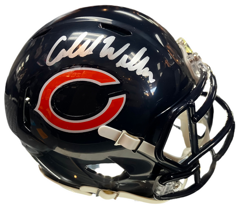 Caleb Williams Signed Mini Helmet