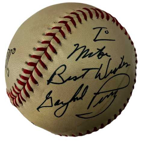 GAYLORD PERRY signed baseball