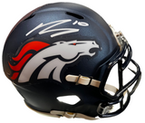 Bo Nix Signed Broncos Mini Helmet
