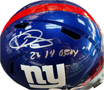 Odell Beckham Jr. Signed Full Size Replica New York Giants Helmet With Visor Inscribed  “2014 OROY” Beckett COA