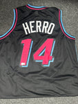 Tyler Herro Autographed Jersey COA Beckett