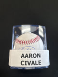 Aaron Civale Signed Certified Baseball