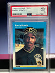 1987 Fleer Glossy #604 Barry Bonds PSA 9