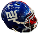 Odell Beckham Jr. Signed Full Size Replica New York Giants Helmet With Visor Inscribed  “2014 OROY” Beckett COA