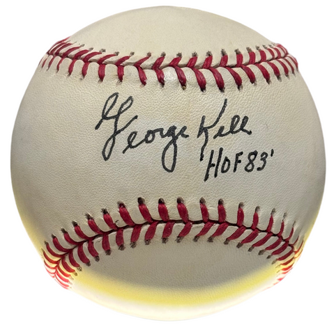 George Kell Signed Authentic Baseball