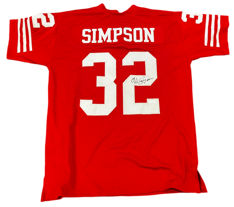 OJ Simpson Signed 49ers Jersey