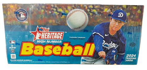 2024 TOPPS Heritage MLB High Number Hobby Box