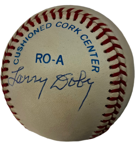 LARRY DOBY signed baseball