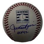 Rollie Figners Signed Baseball Inscribed HOF 92 JSA COA