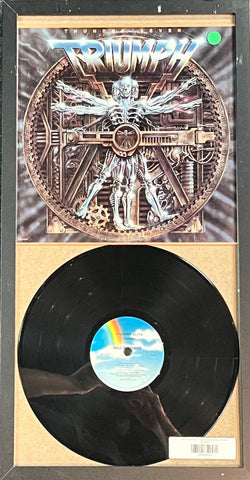 Triumph "Thunder Seven" - Framed Vynal Record with Album No signature