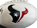 CJ Stroud Signed Football With Texans Logo Fanatics COA