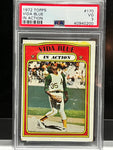 1972 Topps #170 Vida Blue In Action