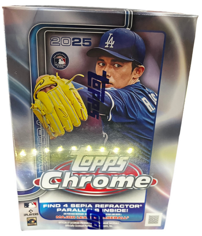 2025 TOPPS Chrome MLB Blaster Box