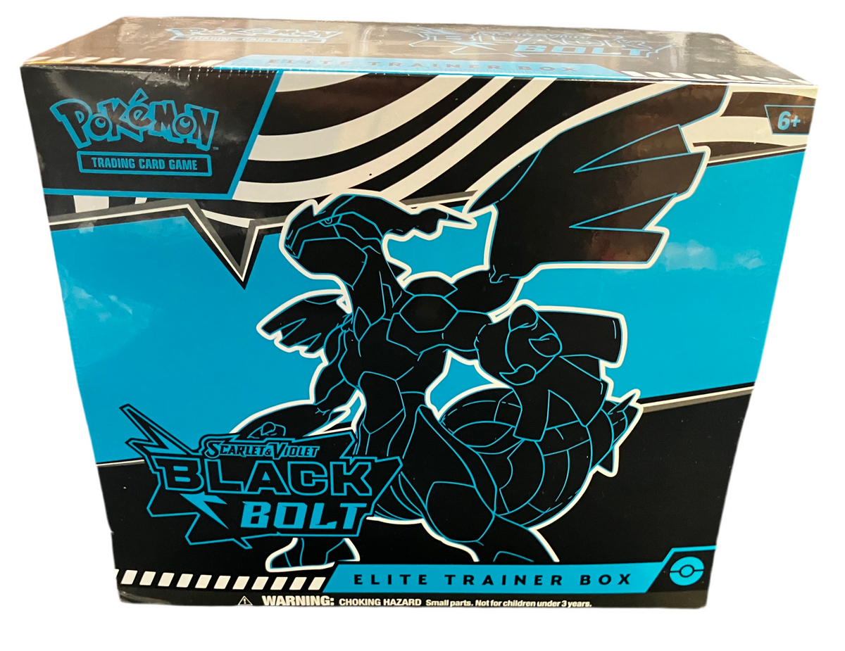 Pokémon Scarlet & Violet Black Bolt Elite Trainer Box – All In Autographs
