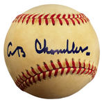 HENRY CHANDLER signed baseball