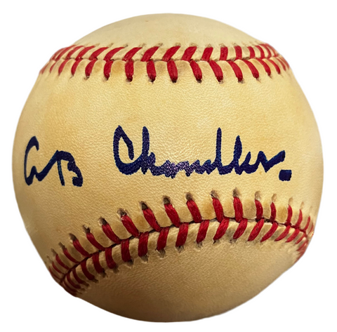 HENRY CHANDLER signed baseball