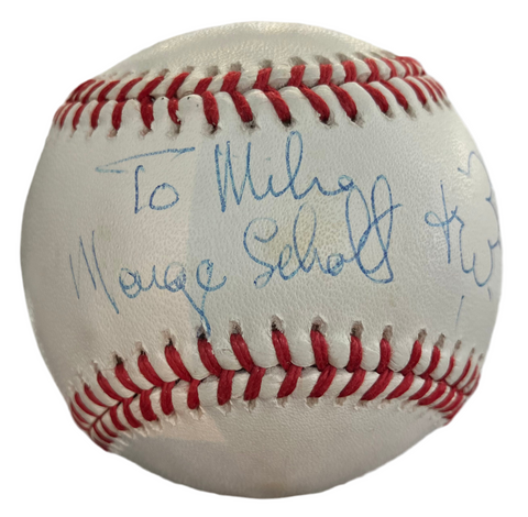 Marge Schott Signed Baseball JSA COA