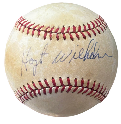 HOYT WILHELM signed baseball