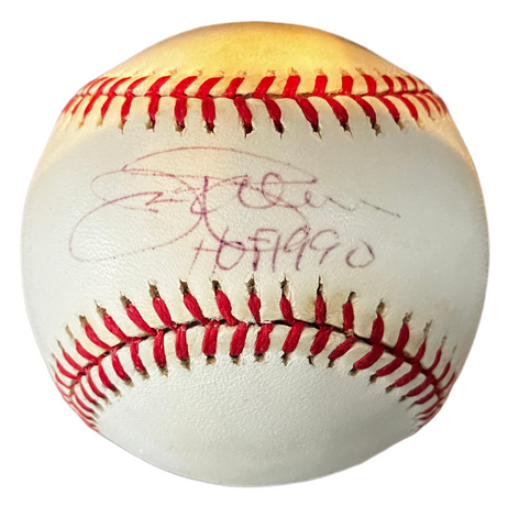 Jim Palmer Signed Baseball Inscribed HOF 1990