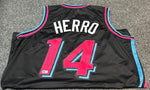 Tyler Herro Signed Basketball Jersey COA Beckett