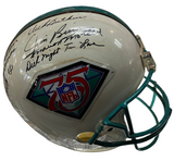 NFL 75th Anniversary All-Time Team Signed Helmet JSA COA