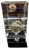 1986 New York Yankees Signed Baseball With Display Case