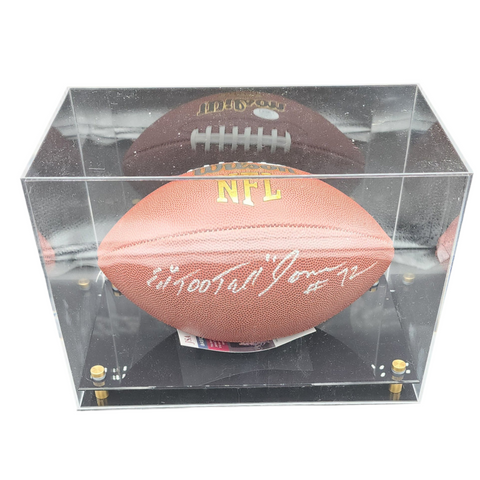 Ed "Too Tall" Jones Signed Football
