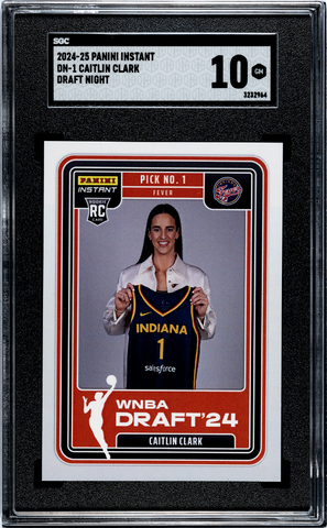 2024/25 Panini Instant Caitlin Clarke Draft Night DN-1 SGC 10