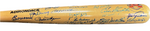 Hall Of Fame 50 Years Signed Bat
