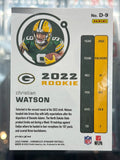 2022 Chronicles Dynagon Christian Watson Silver Rookie Card #D-9