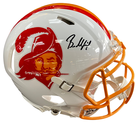 Baker Mayfield Signed/Autographed Full Size Authentic Tampa Bay Buccaneers Throwback Helmet Beckett COA