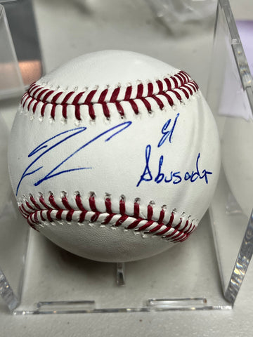 Ronald Acuna Jr. Signed Baseball Inscribed "El Abusador."