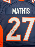 Damarri Mathis Signed Custom Jersey COA JSA