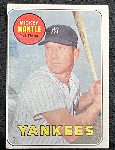 Mickey Mantle Topps #500 Baseball Trading Card