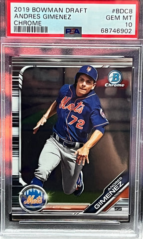 2019 Bowman Draft #BDC8 Andres Gimenez Chrome