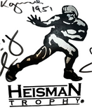 Multy Signed Heisman Trophy Winners Football JSA COA