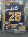 Marshall Faulk Full-Size Signed and Framed Jersey, JSA Authenticated
