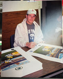 Brett Farve, Edgar Bennett, Tom McKimson, and Charles McKimson Signed Framed Looney Tunes Art Print /250