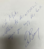 Tom Browning Signed Authentic "Tales from the REDS DUGOUTS" Book