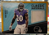 2017 Panini Classics Ed Reed Classic Materials Card #CM-ER /50