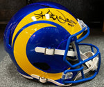 Kurt Warner Signed Full Size Replica Helmet Inscribed “SB XXXIV MVP” Fanatics COA