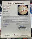 Travis Jackson Signed Baseball JSA COA