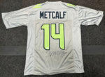 DK Metcalf Signed Grey Seahawks Jersey JSA COA