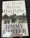 Jimmy Carter Signed Authentic "An Hour Before DayLight" Book