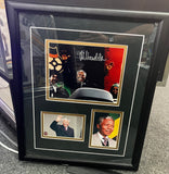 Nelson Mandela Signed Photo Collage W/ COA