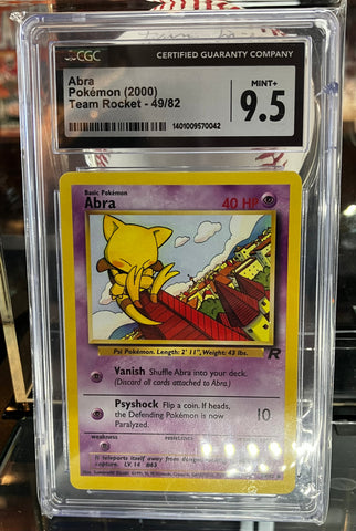 Abra Pokémon (2000)
Team Rocket - 49/82 CGC 9.5