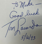 Tommy Lasorda Signed Authentic "The Artful D.O.D.G.E.R" Book