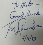 Tommy Lasorda Signed Authentic "The Artful D.O.D.G.E.R" Book
