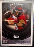2017 Sage Hit Patrick Mahomes ll In Focus Rookie Card #43